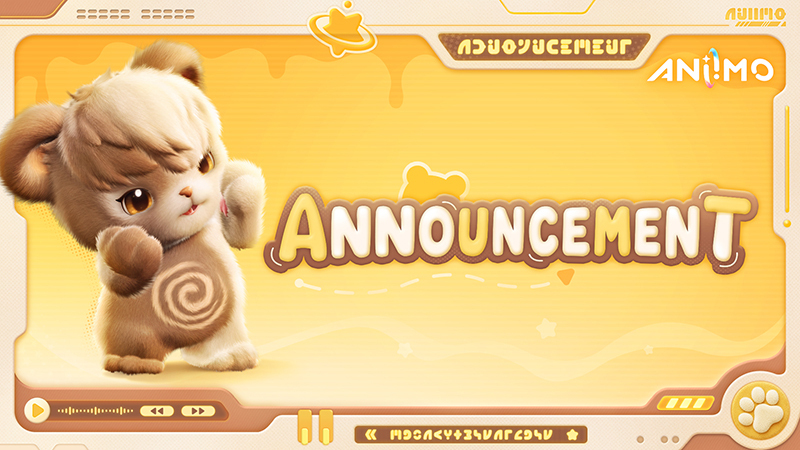Illustration officielle de l’annonce de mise à jour d’Aniimo